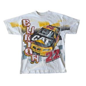 Racing Champions Apparel Vintage Wade Burton 22 Double-Sided T-Shirt Men's M